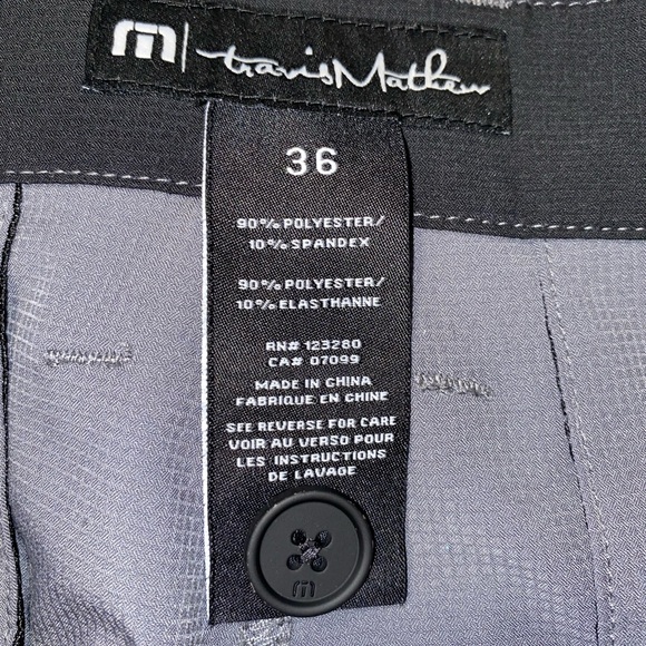 Travis Mathew Golf Pants Lot of 2 Black & Grey Lightweight Men’s Size 36 - Picture 6 of 10